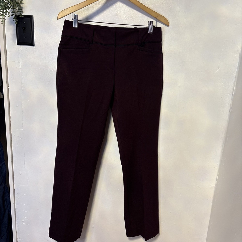 7th Avenue Design Studio New York & Company Purple Women's Pants Size 4